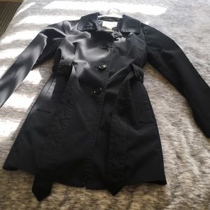London Fog Black Rain Coat